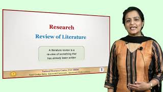 Review of Literature - Part 01 – Dr. Rekha Handa