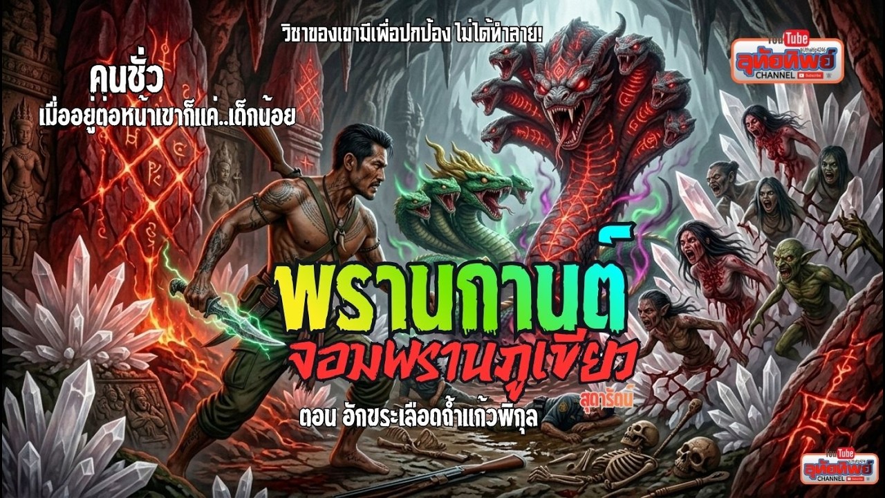 พรานกานต์จอมพรานป่าภูเขียว ตอน อักขระเลือดถ้ำแก้วพิกุล สนุกเข้มกว่าเดิมสามเท่า