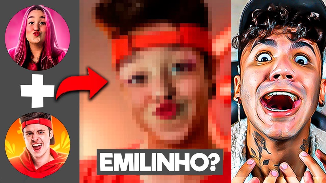 O Que Acontece Se Eu Misturar os Youtubers? - React Mamute
