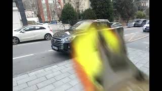Araç patladı gitti.
