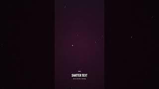 Create Stunning Shatter Text Effects | After Effects Tutorial