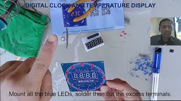 How to Assemble a Digital Clock with Temperature Display