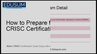 CRISC Certification by ISACA: Complete Preparation Guide