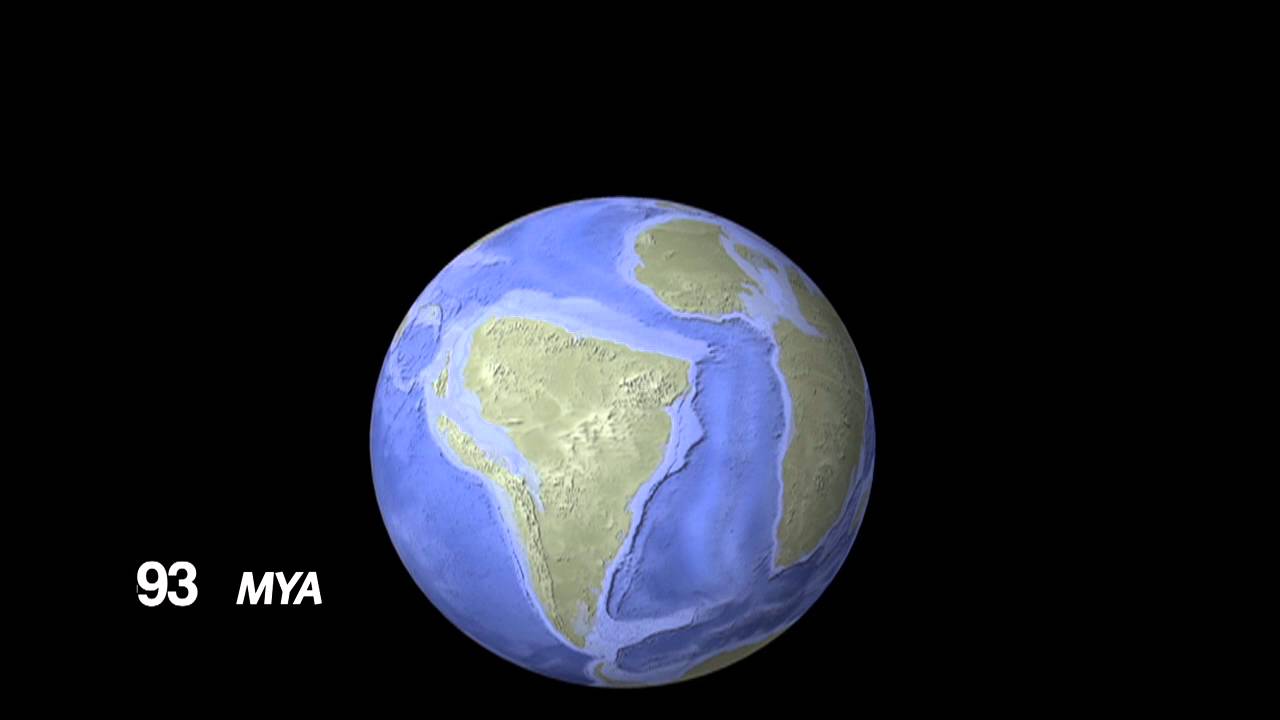 Plate Movement 200 Million Years Ago To Present Day California