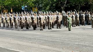 AGBS academia de suboficiales promoción L desfile 12 de octubre 2022 servir hasta morir