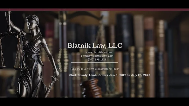 Clark County Administrative Law Orders Jan. 1, 2020 - July 20, 2020