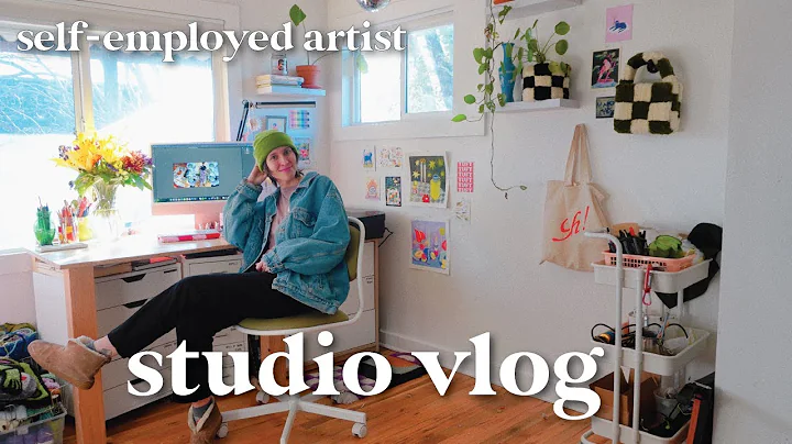 self-employed artist vlog :~)  some realistic days...