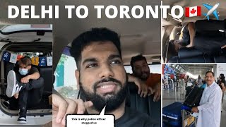 India To Canada vlog | Finally going to Toronto | Part 1