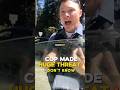 Cop threat fails instantly🔥