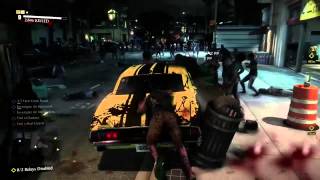 Dead rising 3 gameplay killing zombies at night