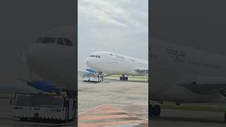 saudi arabia A330 pushback ready to takeoff#fypシ゚viral #saudiaarbia