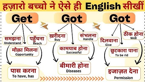 All Use Of GET | Get का पूरा use हिन्दी में | Causative Verbs in English Grammar
