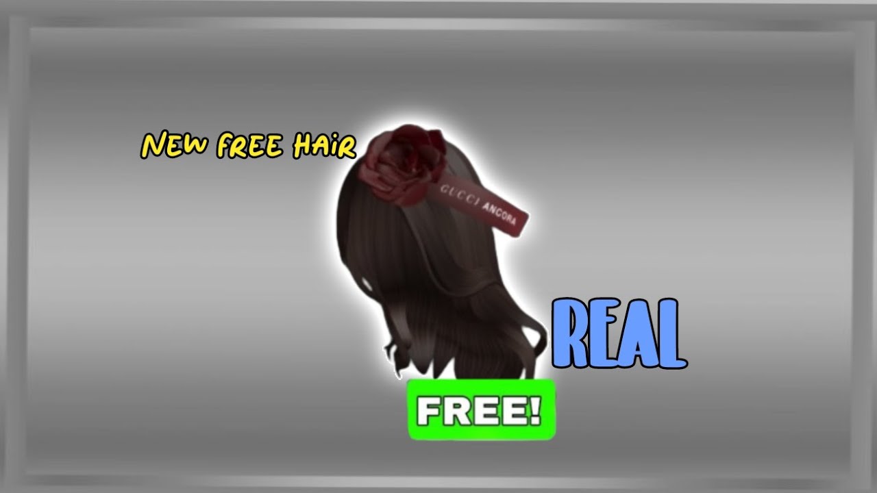 how to get free roblox black gucci hair- 🤩 