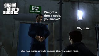 Claude, get some new threads from Mr. Benz's clothes shop... | GTA LC '01 Preview