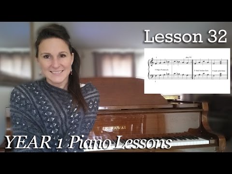 Lesson 32 - G & F Major Pentascales  [Year 1] Unit 2- Lesson 16 : Free Beginner Piano Lessons