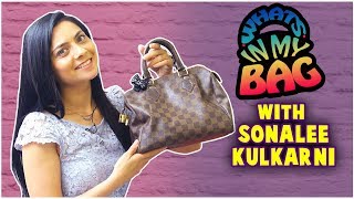 What's In My Bag - ft.Sonalee Kulkarni | Mitwa, Classmates, Ti And Ti