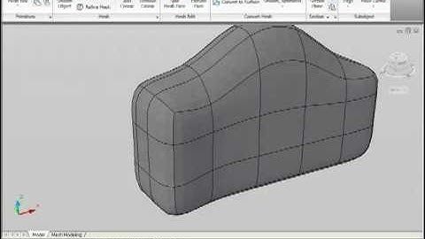 AutoCAD 2010 Demo  Mesh Modeling