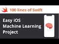 Easy Machine Learning on iOS - Recognise foods | 100 Lines of Swift | 2021