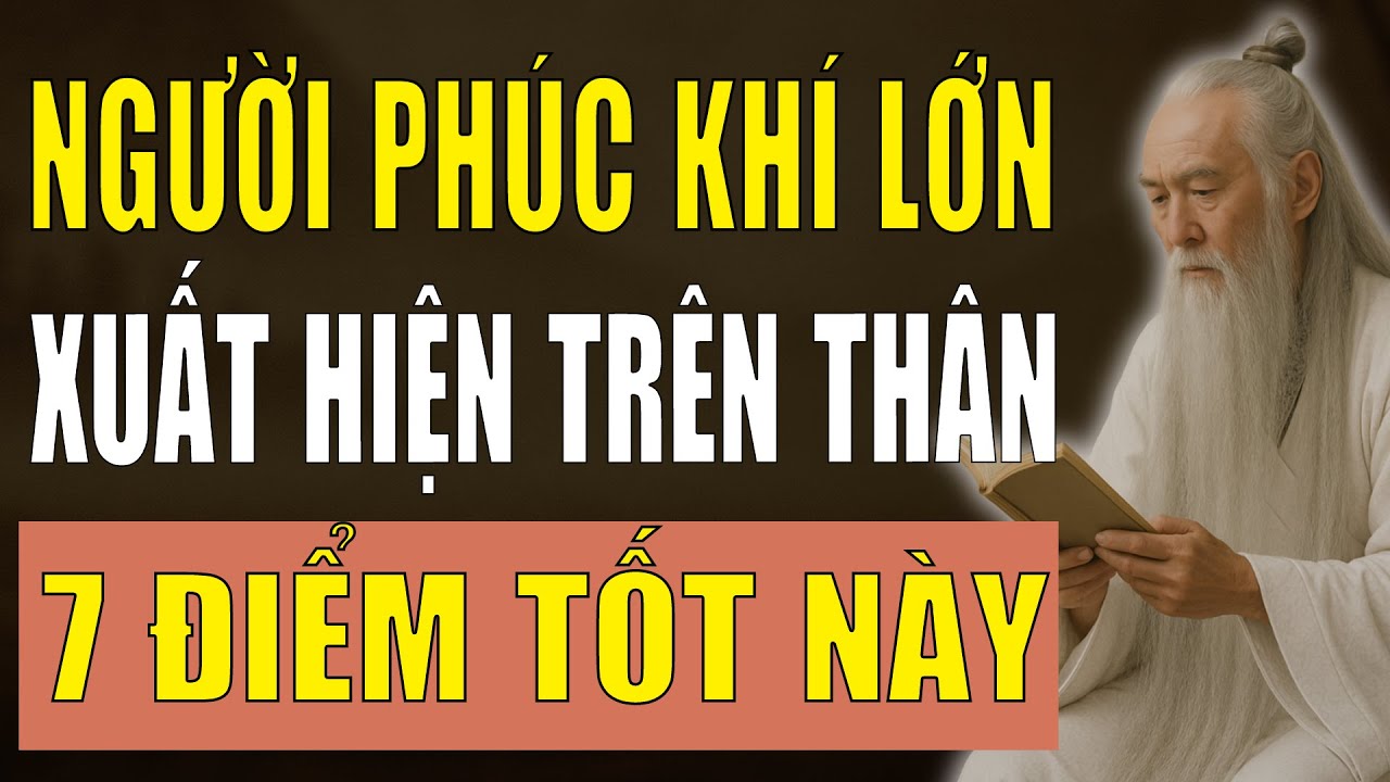 Cổ Nhân Tiết Lộ: Người Phúc Khí Lớn Trên Thân Hiện Ra 7 Điểm Tốt Này, Hậu Vận Rất Sướng.