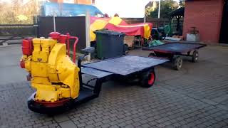 Barn Find LISTER LD2 diesel Auto Truck rare extra heavy duty 2ton with trailer, now For Sale