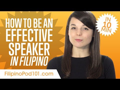 How to Be an Effective Filipino Speaker in 10 Minutes