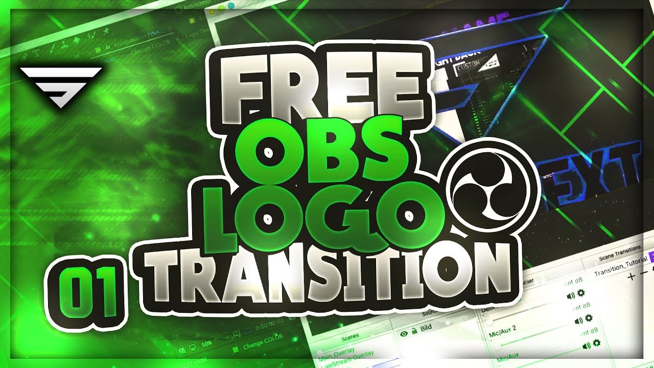 FREE OBS Transition template After Effect Seangraphicx YouTube