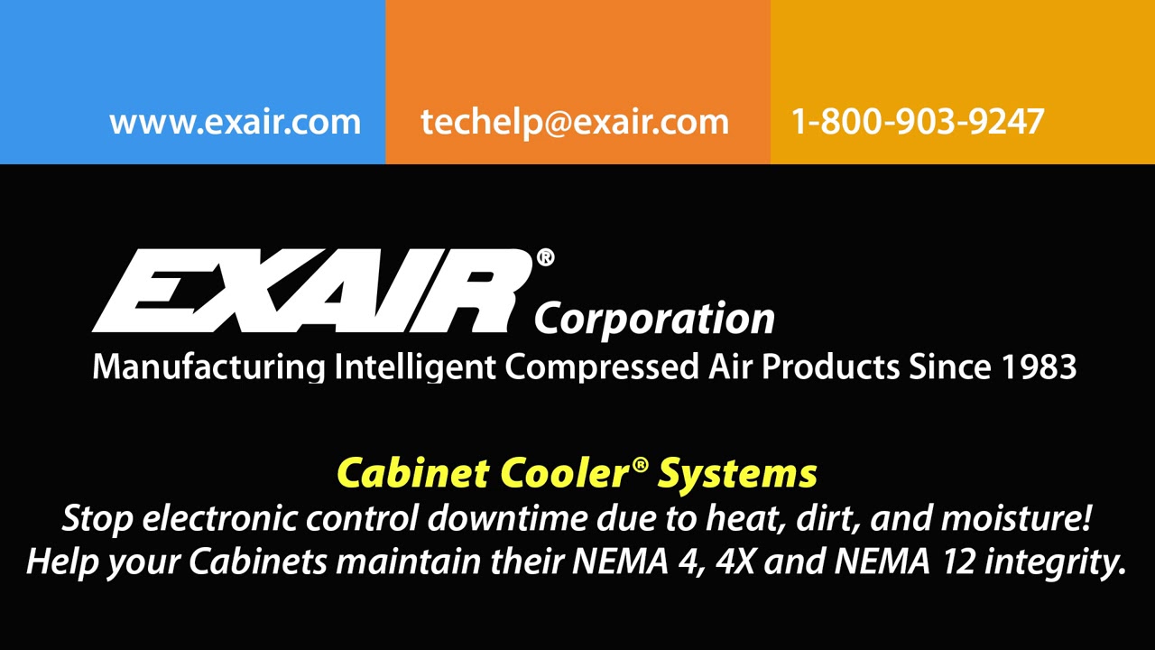 Exair Cabinet Cooler System Animation Youtube