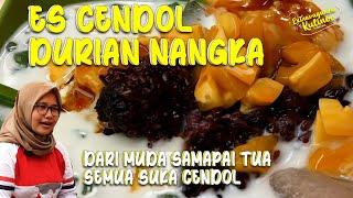 ES CENDOL DURIAN NANGKA, Beli Sampai Antri, Dari Muda Sampai Tua Semua Suka Cendol