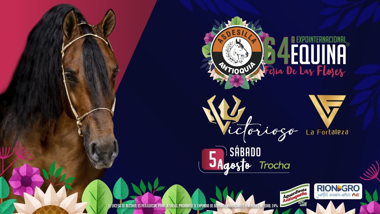 64º EXPOINTERNACIONAL EQUINA FERIA DE LAS FLORES - DIA 4 - TROCHA COLOMBIANA.