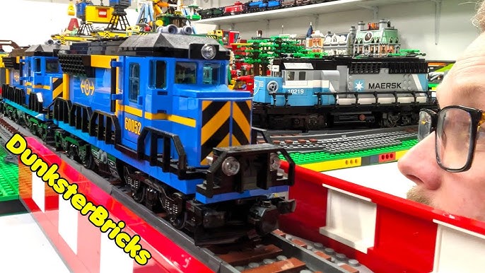 Anvendelse forkorte Lille bitte Fitting Lights to the LEGO Blue Cargo Train, set 60052 - YouTube