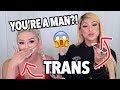 TELLING GUYS WERE TRANS!! *LIVE REACTIONS*