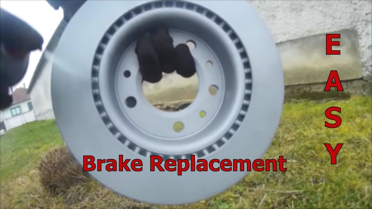 Peugeot 308 ph2 How To Replace Front Brake Disc And Pads YouTube