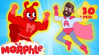 mr action returns superhero mila and morphle brand new cartoons for kids morphle tv