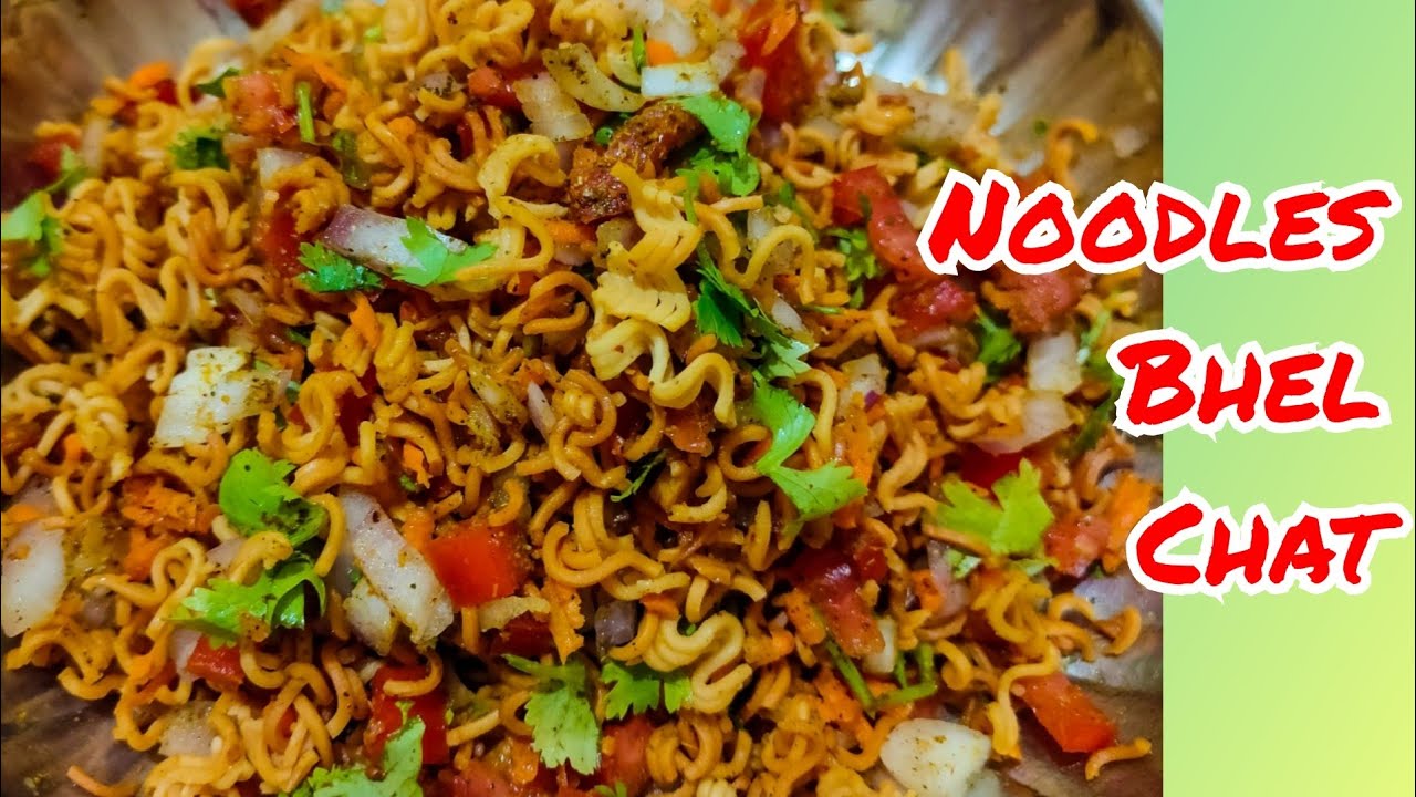 Noodles Bhel chat recipe/Maggie bhel chat/chatpata Bhel recipe/instant
