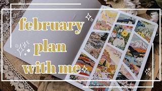 February bullet journal set up 🌷ft. the Washi Tape Shop