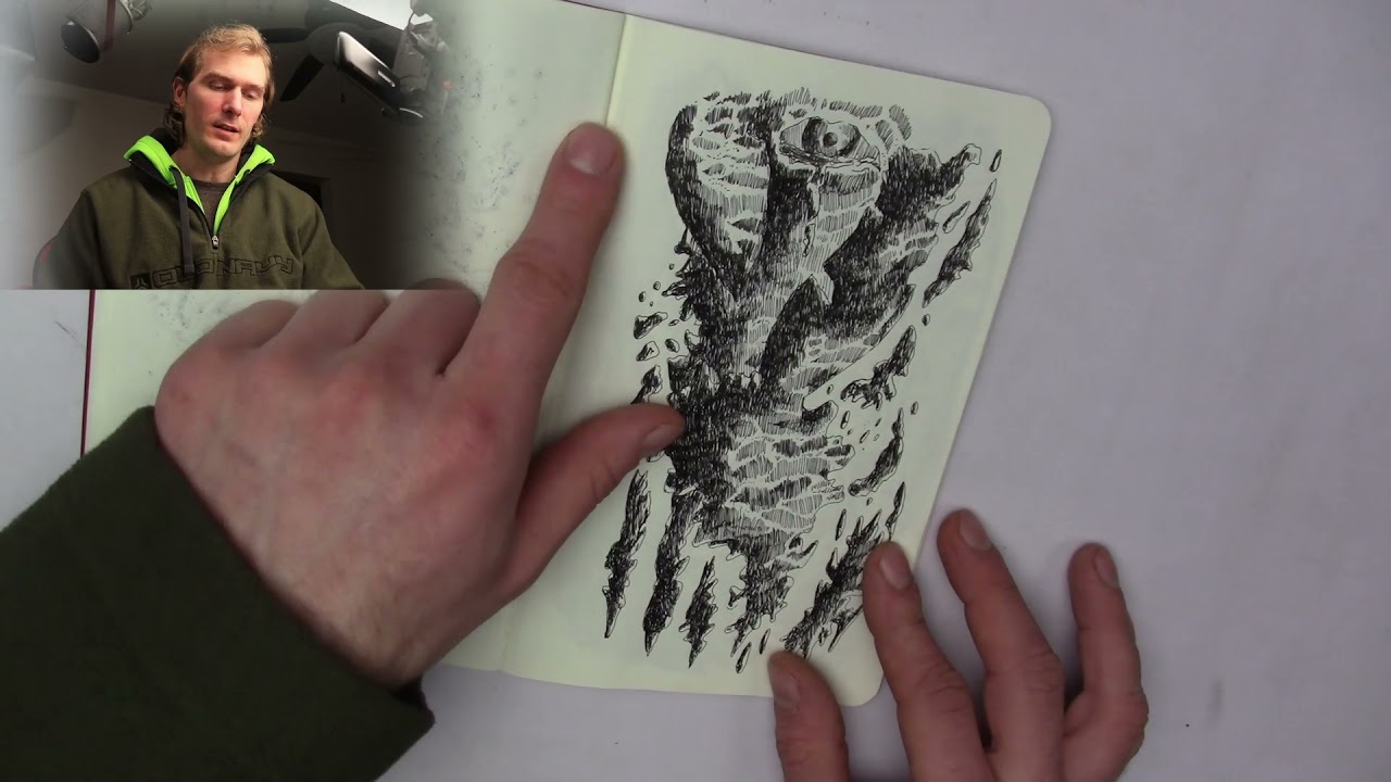 Moleskine Sketchbook Flip Through (My Progress So Far) YouTube