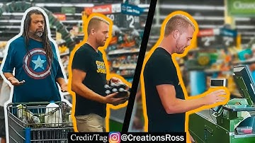 Cutting People in Line, then Paying for Their Food