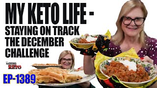 MY KETO LIFE - STAYING ON TRACK THE DECEMBER CHALLENGE ketowaffle keto weightloss