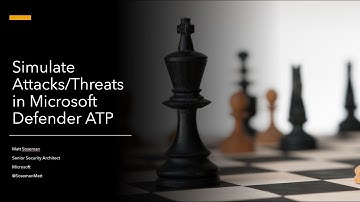 Simulate Attacks/Threats in Microsoft Defender ATP