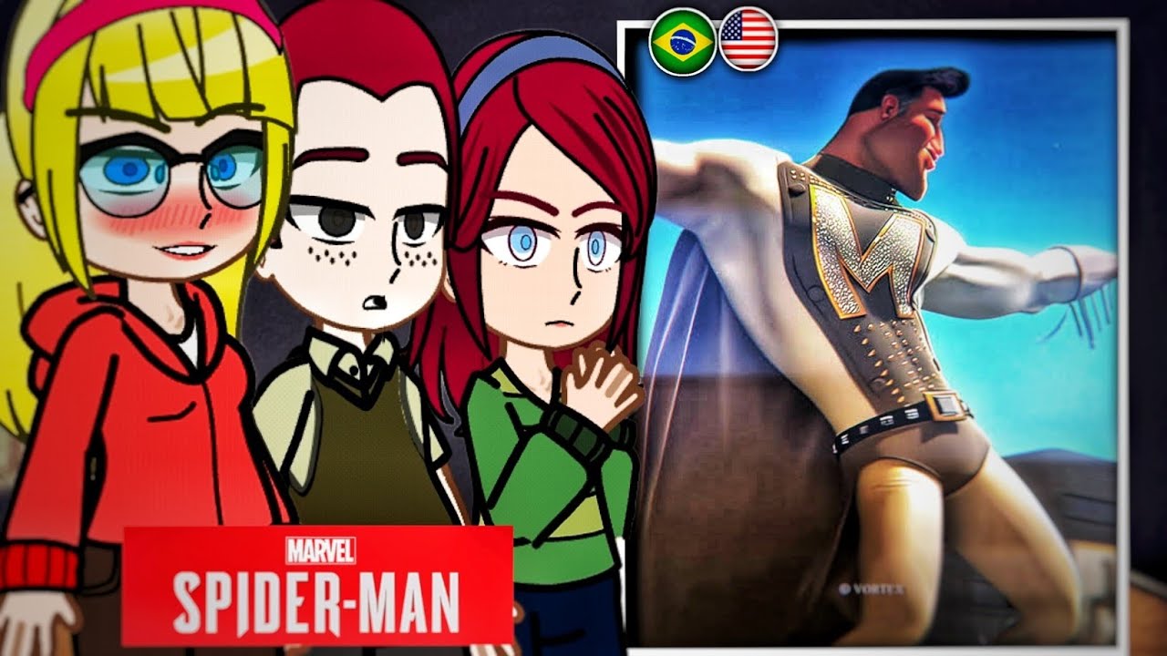 Spectacular Spider-man Friends React To Metro Man | 🇧🇷🇺🇸 |  gacha react to Spider-Man