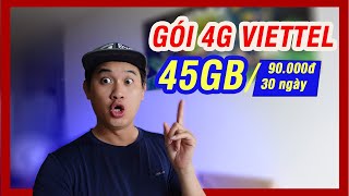 Gói 4G viettel tháng - 90K -45GB data tốc độ cao- Đó chính là gói SD90 viettel by Đăng ký 4g viettel 29 views 12 days ago 1 minute