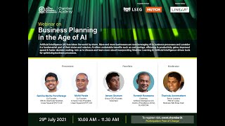 Webinar on Business Planning in the age of AI