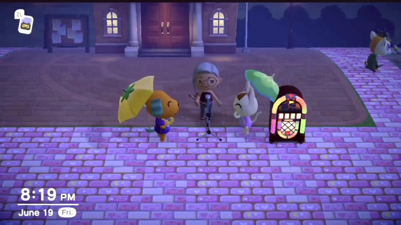 Villagers singing in animal crossing New Horizons YouTube