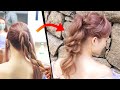 簡単なのにおしゃれで可愛い！大人気ロープ編みのポニーテールアレンジ！HOW TO: EASY PONYTAIL | Perfect Prom Hairstyle
