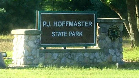 Camping at PJ Hoffmaster State Park, Michigan