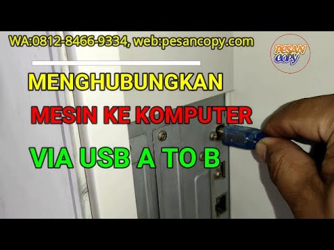 Video: Bagaimana cara menghubungkan printer Ricoh saya ke komputer saya melalui USB?