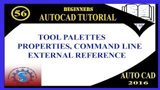 TOOL PALETTES || EXTERNAL REFERENCE PALETTES || BASIC TUTORIAL FOR BEGINNERS || AUTO-CAD 2016 Net Worth