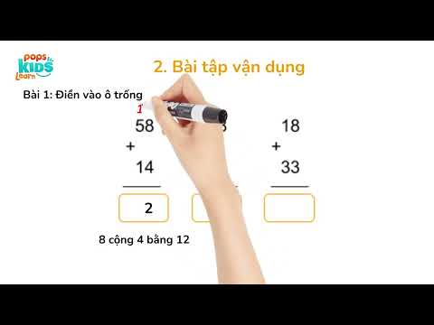 Toán Lớp 2 - Thực hành phép cộng 38 + 25 | Học Toán cùng POPS Kids Learn T213