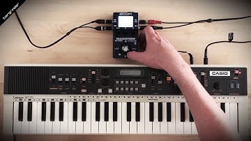 CASIO MT-70 and Zoom MultiStomp MS-100BT