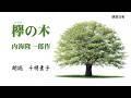 朗読日和　「欅の木」　内海隆一郎作　朗読　千明素子